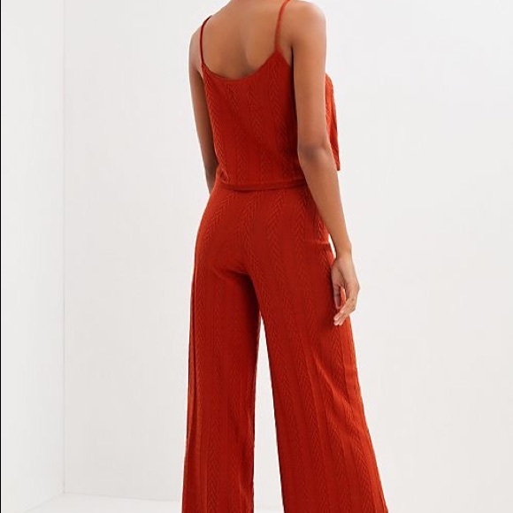 Anthropologie rust knit set - Picture 2 of 8